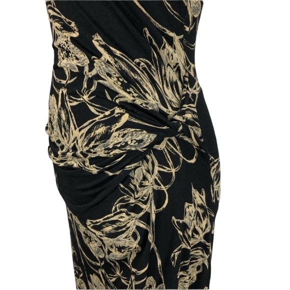 ANTHRO-LEIFSDOTTIR-FLATTERING Floral Midi Dress - Picture 6 of 7